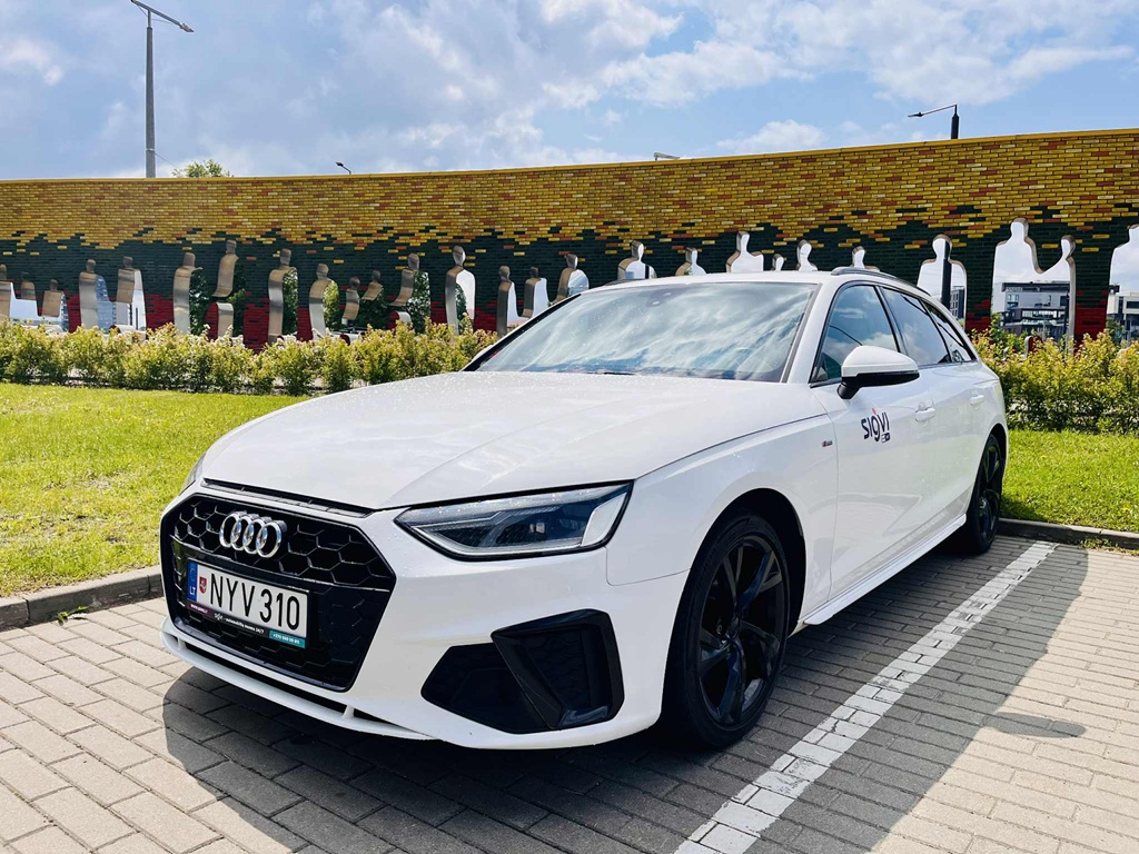 Audi A4 S-Line car rental