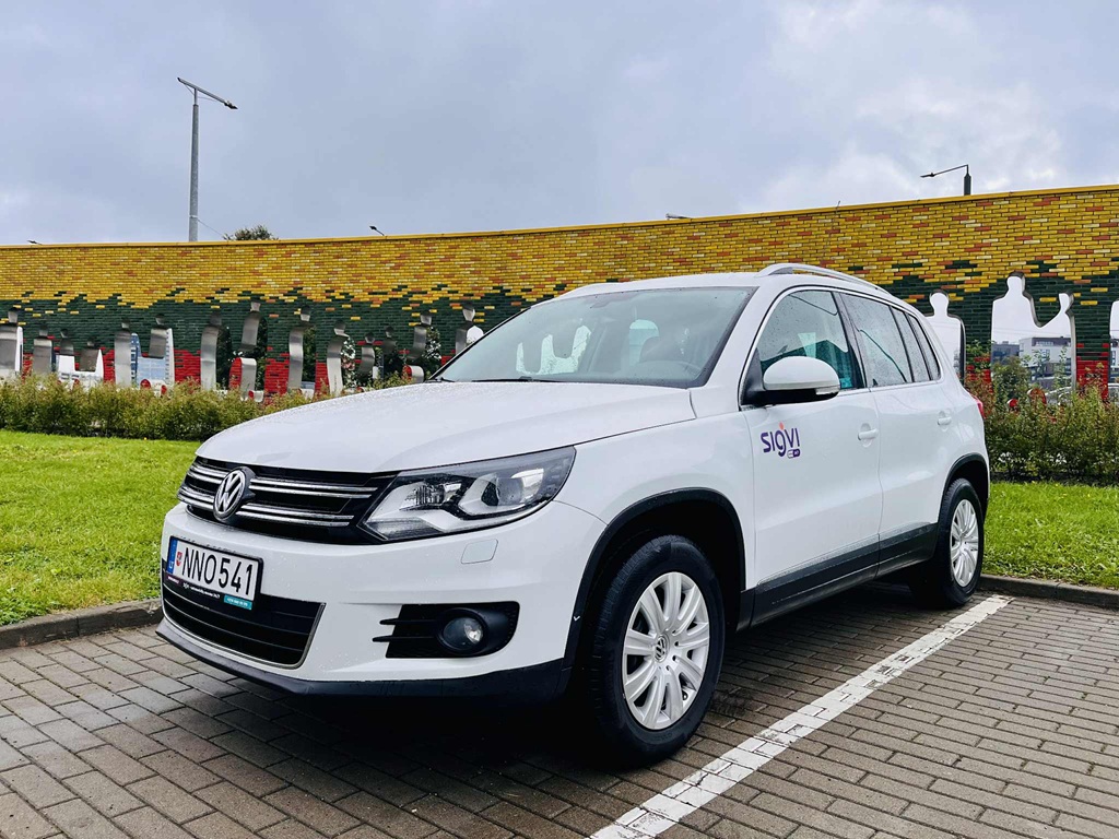 VW Tiguan automobilio nuoma