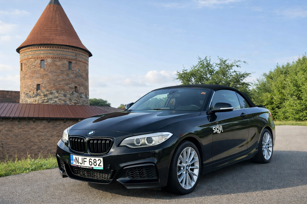 BMW 228i Cabrio automobilio nuoma