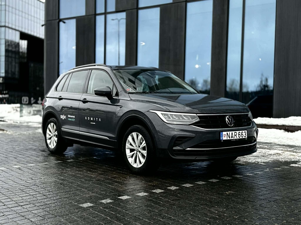VW Tiguan automobilio nuoma