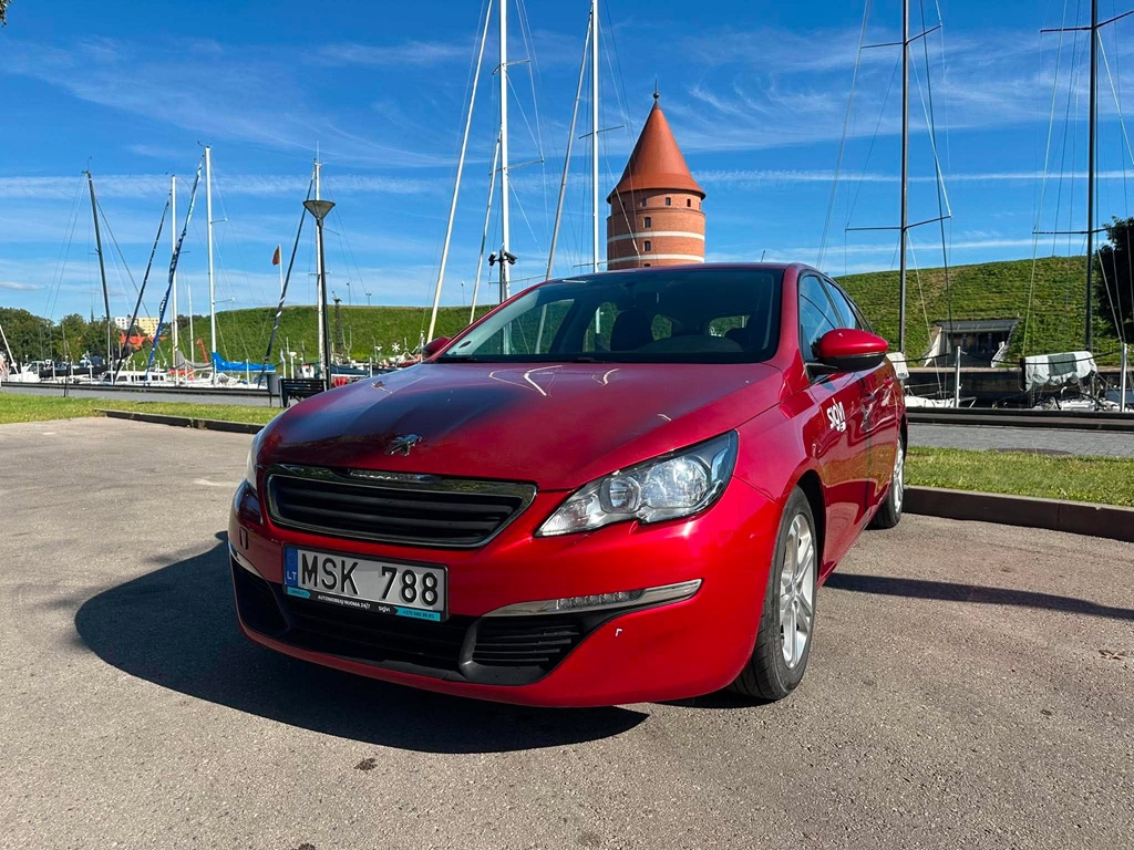 Peugeot 308 automobilio nuoma